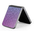 Cheetah Print Purple and Blue Galaxy Z Flip6 Skin